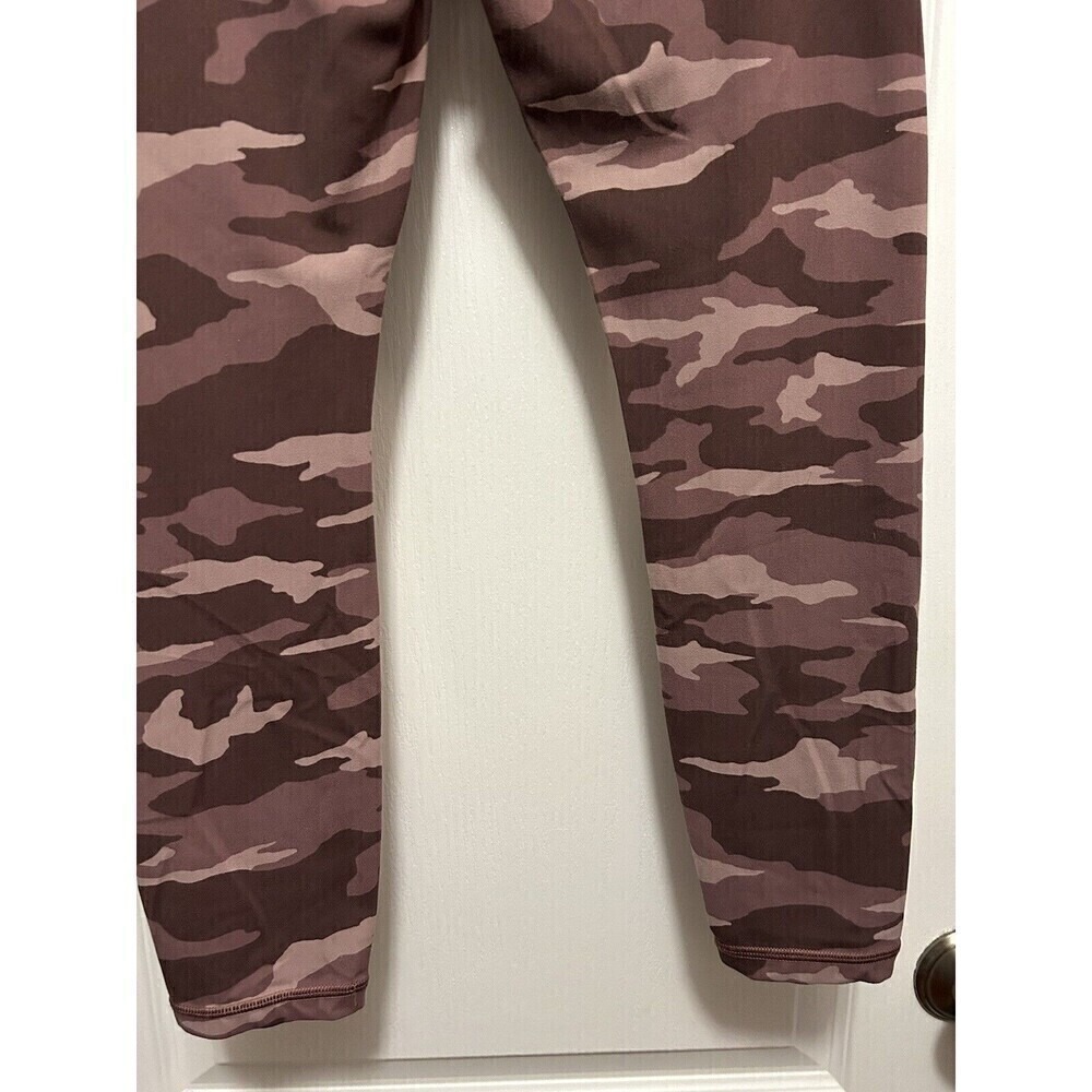 Athleta Womens S Elation Camo 7/8 Tight Leggings Lux Pink High Waisted Workout - Picture 11 of 12